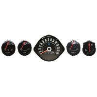 1966 Mustang Speedo Fuel Oil Temp Amps Gauge Set