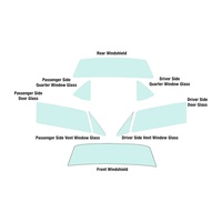 1963 - 1965 US Falcon & Comet Deluxe Glass Kit 2 Door Hardtop - Clear