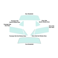 1963 - 1965 US Falcon & Comet Deluxe Glass Kit 2 Door Hardtop