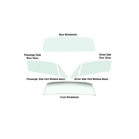 1964 - 1966 Mustang Deluxe Glass Kit Fastback - Tinted
