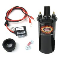 Ignitor Electronic Ignition Conversion Kit (V8 Single Point Autolite) - Black