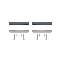 1964 - 1966 Mustang Arm Rest Base & Pad Kit (Dark Blue)