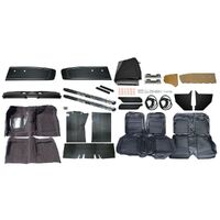 1966 Mustang Full Standard Interior Kit - Coupe - Black