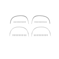 1969 Mustang Coupe & Convertible Wheel Opening Moldings (4 Piece Kit)