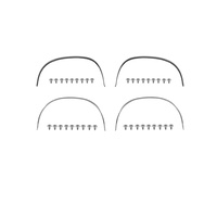 1969 Mustang Fastback Wheel Opening Moldings (4 Piece Kit)