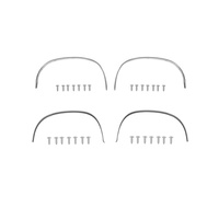 1970 Mustang Coupe & Convertible Wheel Opening Moldings (4 Piece Kit)