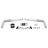 1967 Mustang Seat Side Molding Kit with Standard Upholstery - Black