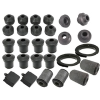 1970 - 1973 Mustang Front & Rear Suspension Bush Kit - 1/2" Shackles 1 7/16" LCA