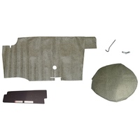 1969 - 1970 Mustang Coupe Convertible Trunk Mat Kit (Speckled) 15" Spare