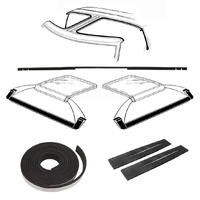 1987 - 1988 Mustang T-Top Weatherstrip Kit - 9 Piece
