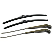 1966 - 1970 Mustang Windshield Wiper Arm and 16" Blade Kit Polished