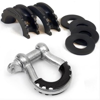 Daystar Bow Shackle Anti Rattle Insulator 3.5t - Black, Pair