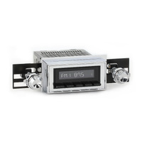 RetroSound Radio for 1958 Chevrolet Brookwood/Impala/Delray/Biscayne/Bel Air/1962-65 Chevrolet Chevy II/Nova - LAB-M1B-108-11-72