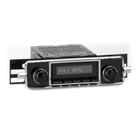 RetroSound Radio for 1958-67 Volkswagen Beetle with "Sapphire" Style Plate - LAB-M1B-504-36-76