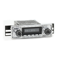 RetroSound Radio for 1968-83 BMW/1957-75 Citroen/1955-85 Mercedes-Benz - LABC-M1B-308-309-39-78