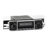 RetroSound Radio for 1958-67 Volkswagen Beetle with "Sapphire" Style Plate - LAC-M1-304-68-78