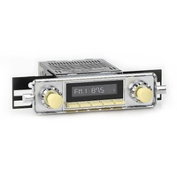 RetroSound Radio for 1958-67 Volkswagen Beetle with "Sapphire" Style Plate - LAI-M1B-304-68-78