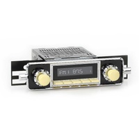 RetroSound Radio for 1958-67 Volkswagen Beetle with "Sapphire" Style Plate - LAI-M1B-504-68-78