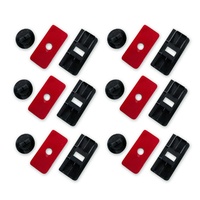 Aunger Style Louvre Lock Kit (Plastic Lock Set of 3) Qty 6