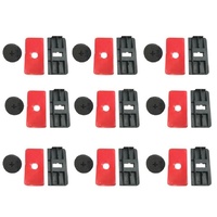 Aunger Style Louvre Lock Kit (Plastic Lock Set of 3) Qty 9