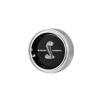 Black Shelby Cobra Legendary Wheel Center Cap
