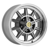 15 x 7 Legendary Wheels GT7 Alloy Wheel, 5 on 4.5 BP, 4.25 BS, Machined / Clear Coat