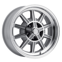 Legendary Wheels 17 x 8 GT7 Alloy Wheel, 5 on 4.5 BP, 4.75 BS, Machined / Clear Coat