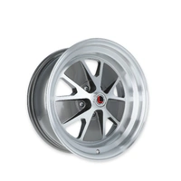 17 x 7 Legendary Wheels Styled Alloy Wheel, 5 on 4.5 BP, 4.25 BS, Charcoal/ Machined