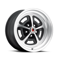 17 x 7 Magnum 500 Alloy Wheel, 5 on 4.5 BP, 4.25 BS, Satin Black/ Machined