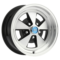 15 x 7 Legendary Flat 5 Alloy Wheel, 5 on 4.5 BP, 4.25 BS, Machined