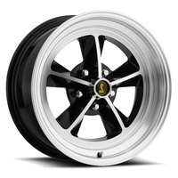 17 x 7 Legendary GT9 Alloy Wheel, 5 on 4.5 BP, 4.25 BS, Gloss Black / Machined