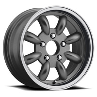 Legendary Wheel Co LW80 MiniLite T/A Alloy Wheel Charcoal 15" x 7"