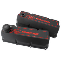 Ford Racing Tall Valve Covers (302C 351C) Black Alloy