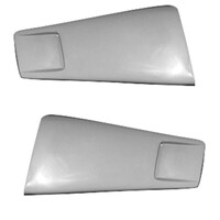 1967 - 1968 Mustang Shelby GT500 Fastback Upper Fibreglass Side Scoops - Bolt on - Pair - Original Style