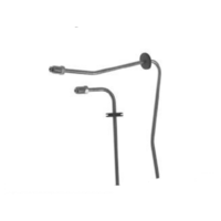 1966 Mustang Front Brake Line Set (Power Brakes) Stainless