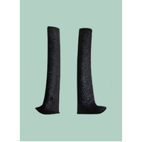 1971 - 1973 Mustang Fastback Interior Upper Rear Quarter Window Trims