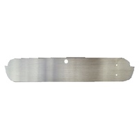 1965 - 1966 Mustang Glove Box Alloy Insert ONLY - 1965 GT or Woodgrain Door  Only