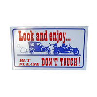 Look & Enjoy But Don't Touch Magnetic Sign