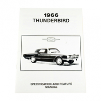 1966 Ford Thunderbird ILL. FACT/FEATURE MANUAL