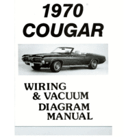 1970 Mercury Cougar Wiring & Vacuum Diagram