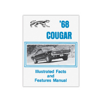 1968 COUGAR ILL. FACT/FEATURE MANUAL