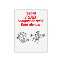 1962-76 FORD COMPONENT BUILD DATE CODE