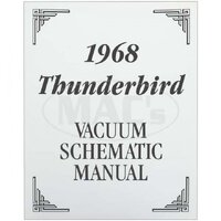 1968 Ford Thunderbird VACUUM SCHEMATIC MANUAL