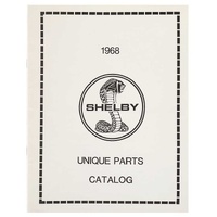 1968 SHELBY UNIQUE PARTS MANUAL