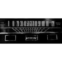 1964 - 1965 Mustang Dash LED Gauge Kit - White - Ultra Bright