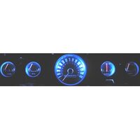 1965 - 1966 Mustang Dash LED Gauge Kit - Blue