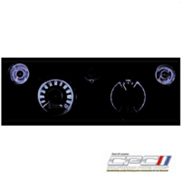 1967 - 1968 Mustang Dash LED Gauge Kit - White