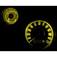 1971 - 1973 Mustang Auxiliary Gauge Cluster LED Set - Yellow