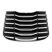 2015 - 2021 MP CONCEPTS MUSTANG REAR WINDOW LOUVERS - GLOSS BLACK