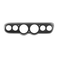 1965 - 1966 Mustang 6 Gauge Instrument Bezel Black With Chrome Surround